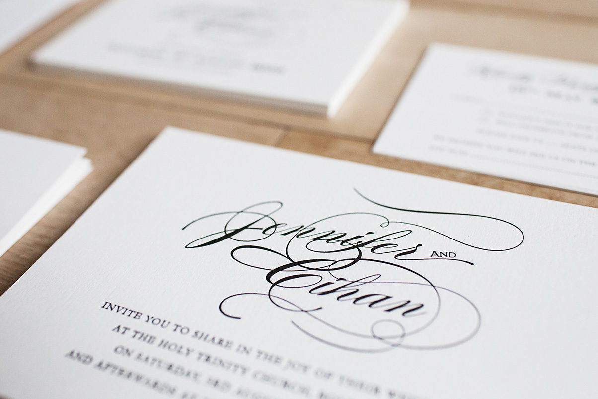 Cheap letterpress wedding invitations UK